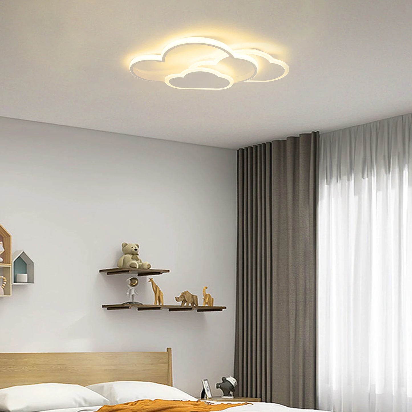 Cloud LED Ceiling Lamp 22"