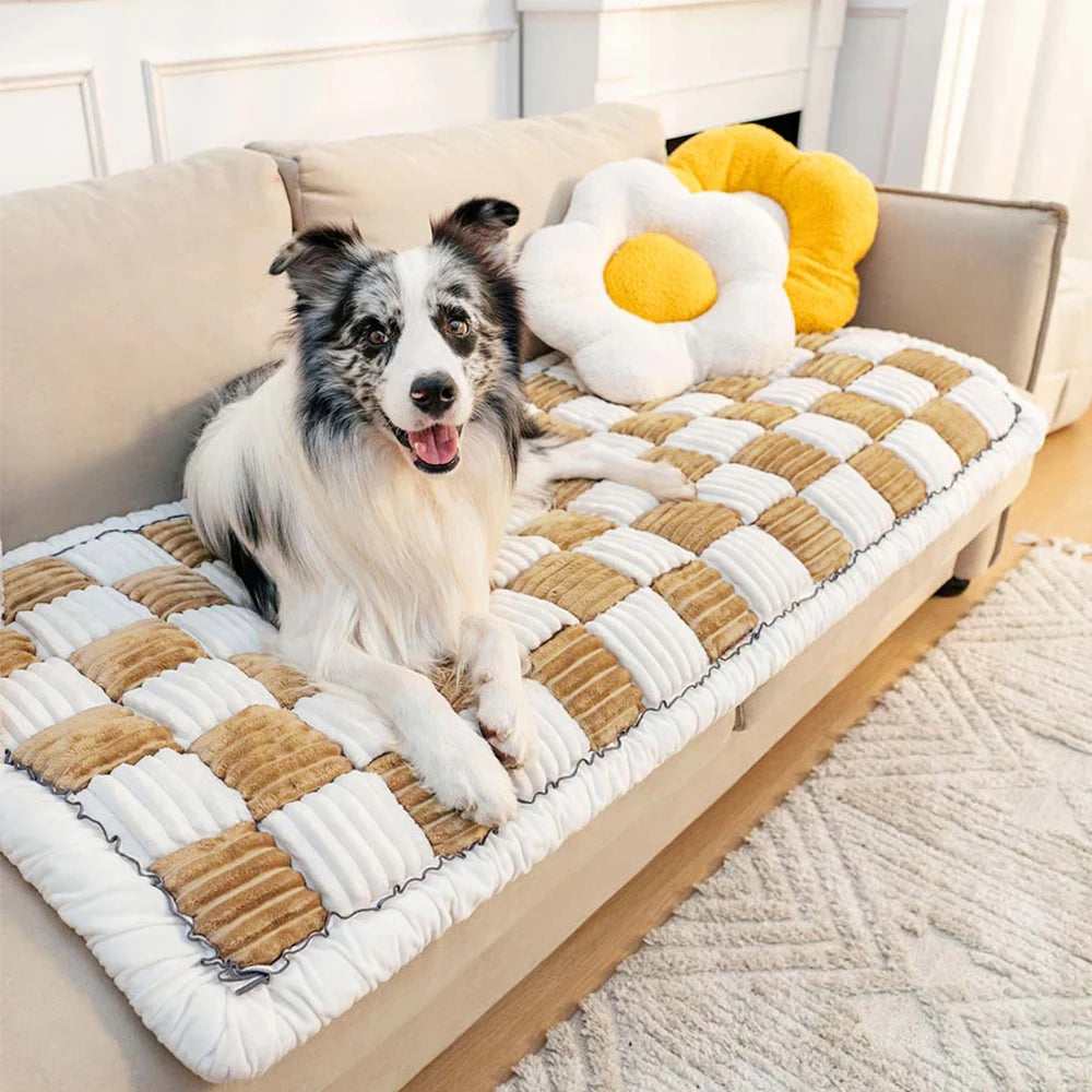 Anti-slip Washable Cushion Sofa Couch Cover Protector For Large Dogs & Cats
