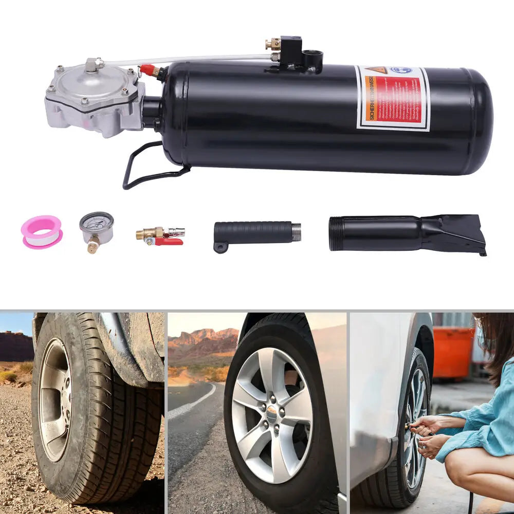 8L Air Tire Bead Seater Blaster Tank Tool 2.1Gallon Inflator