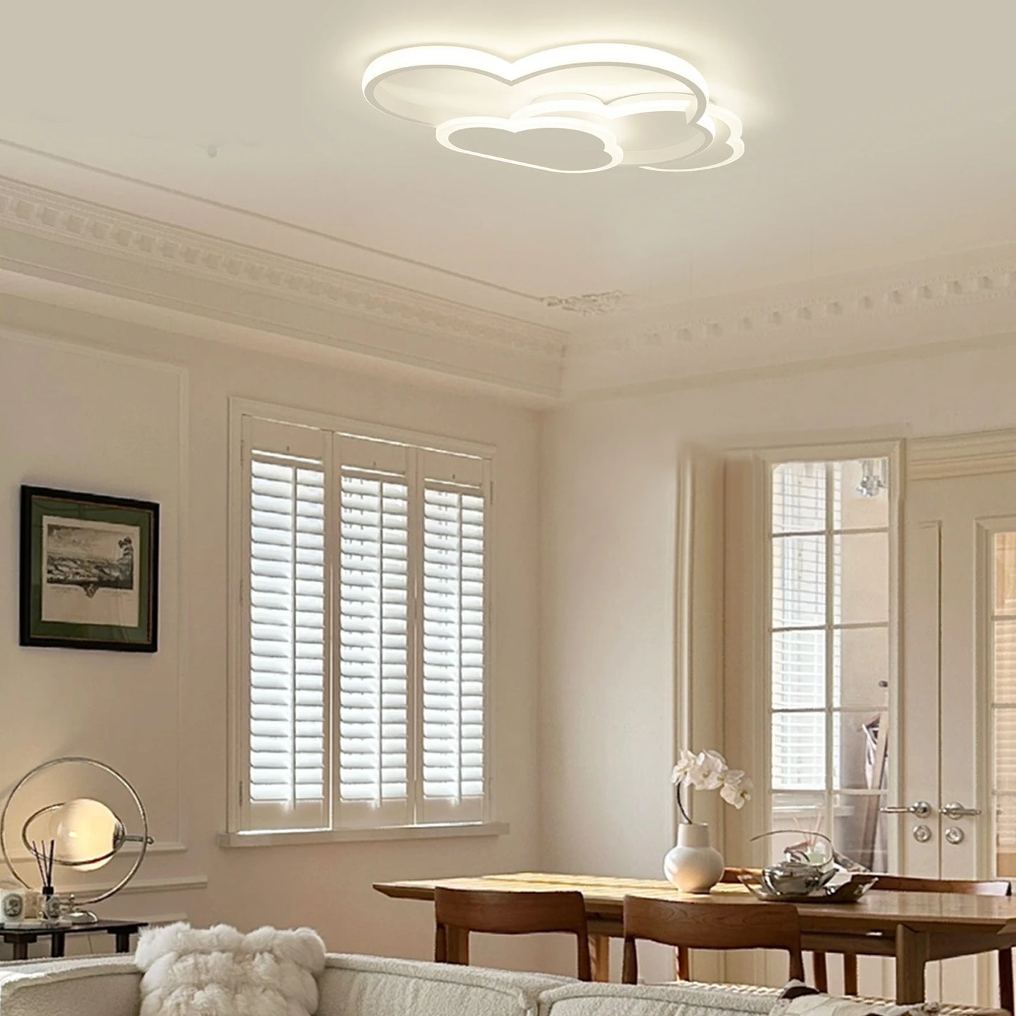 Cloud LED Ceiling Lamp 22"