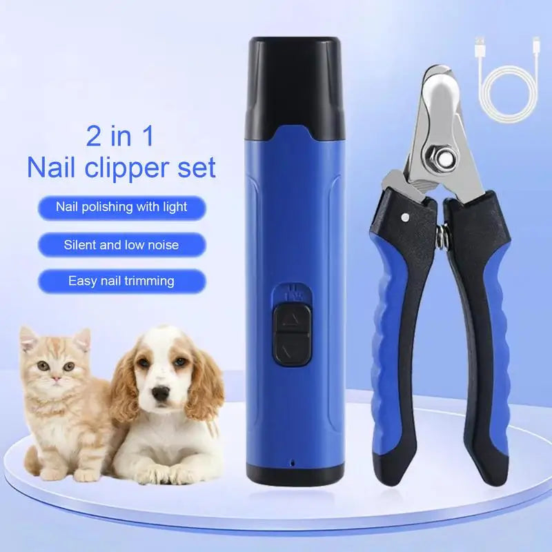 Professional Pet Nail Grinder Low Noise Dog Nail Clipper