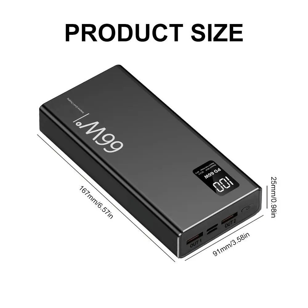 Portable Battery Charger USB Two-way