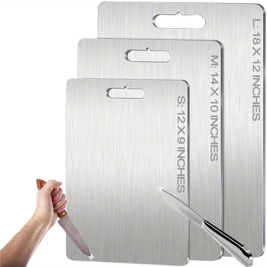 Kitchen grade titanium cutting board