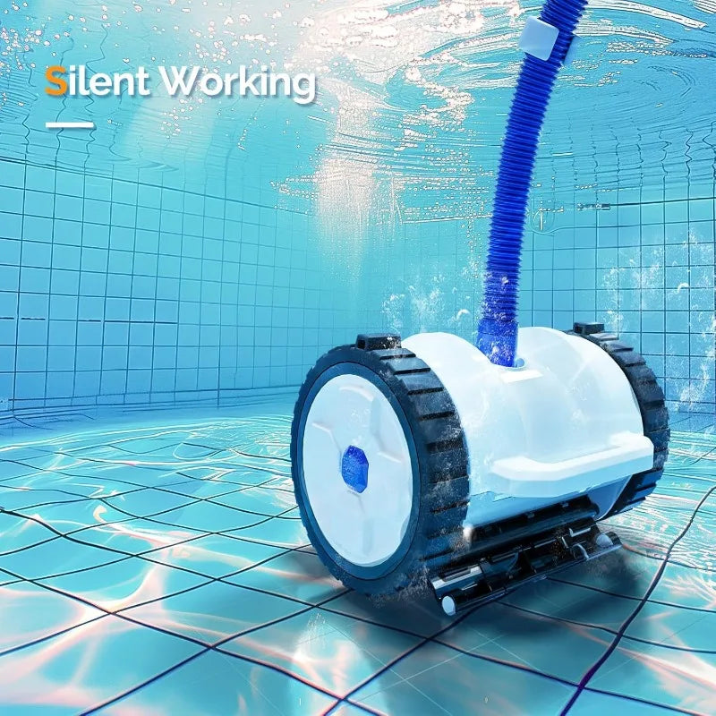 Pool Cleaner Suction Side Vacuum Automatic Sweeper for Inground Swimming Pool with 39.6ft Tangle Free Hose