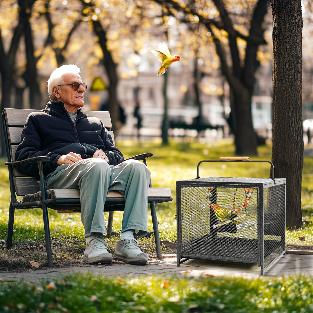 Portable Bird Cage with Hammock