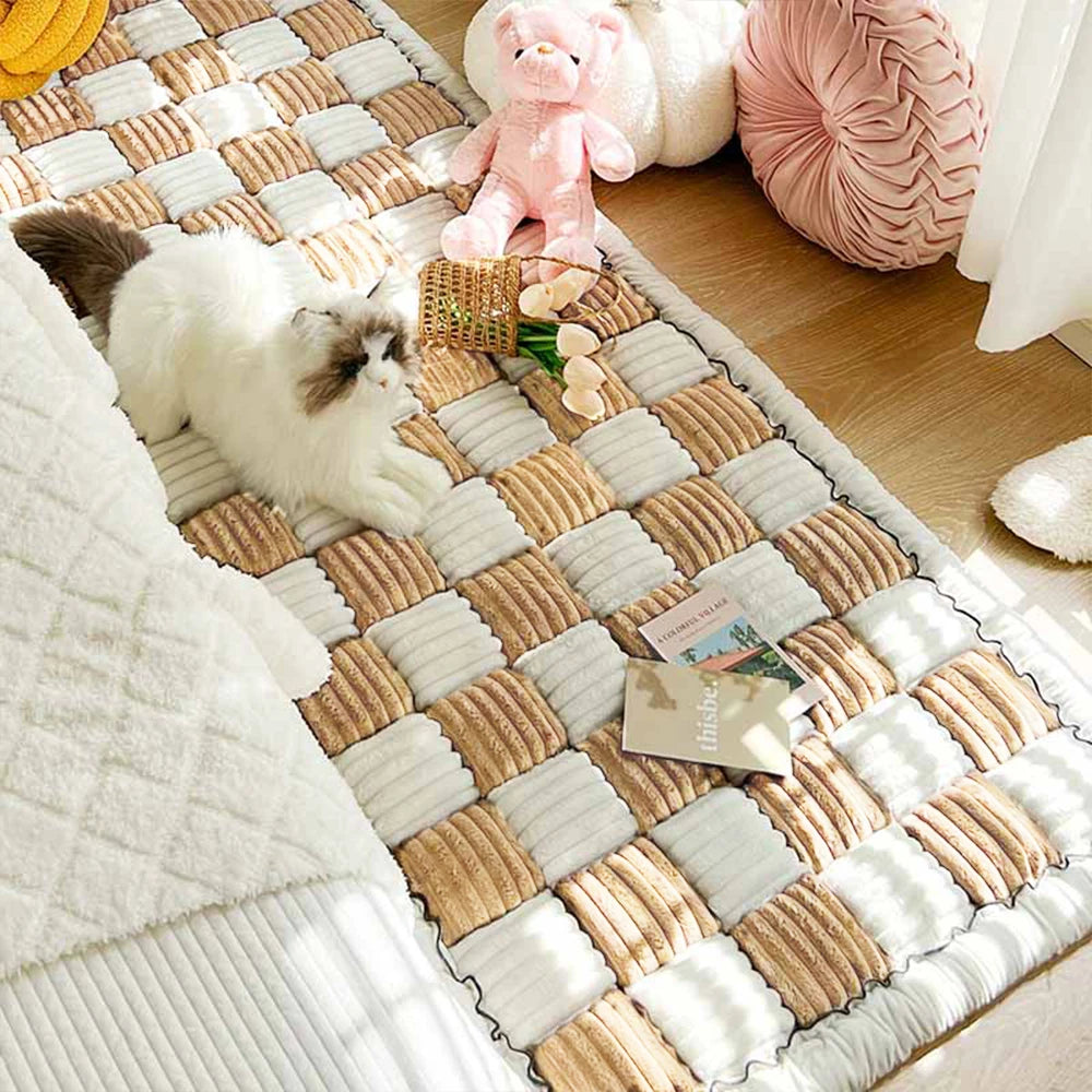 Anti-slip Washable Cushion Sofa Couch Cover Protector For Large Dogs & Cats