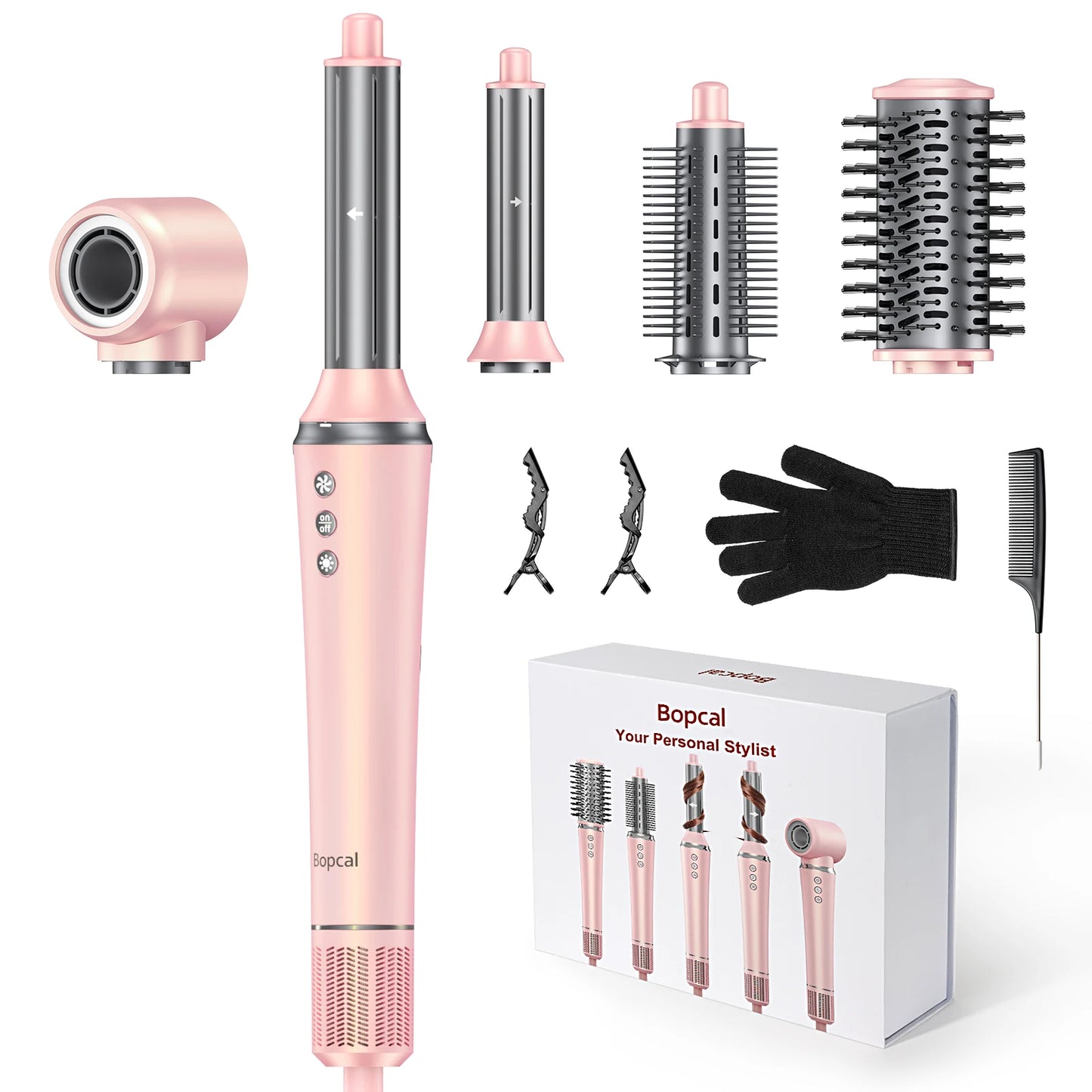 5 in 1 Hair Dryer,Multi Styling Tool,Straightener & Curler