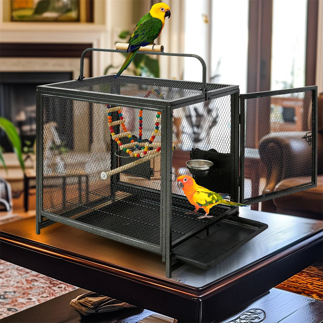 Portable Bird Cage with Hammock