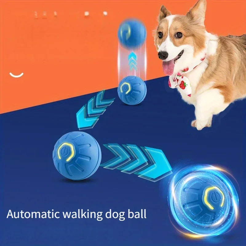 1-10PCS USB Automatic Moving Bounce Ball Suitable for Puppy Gift