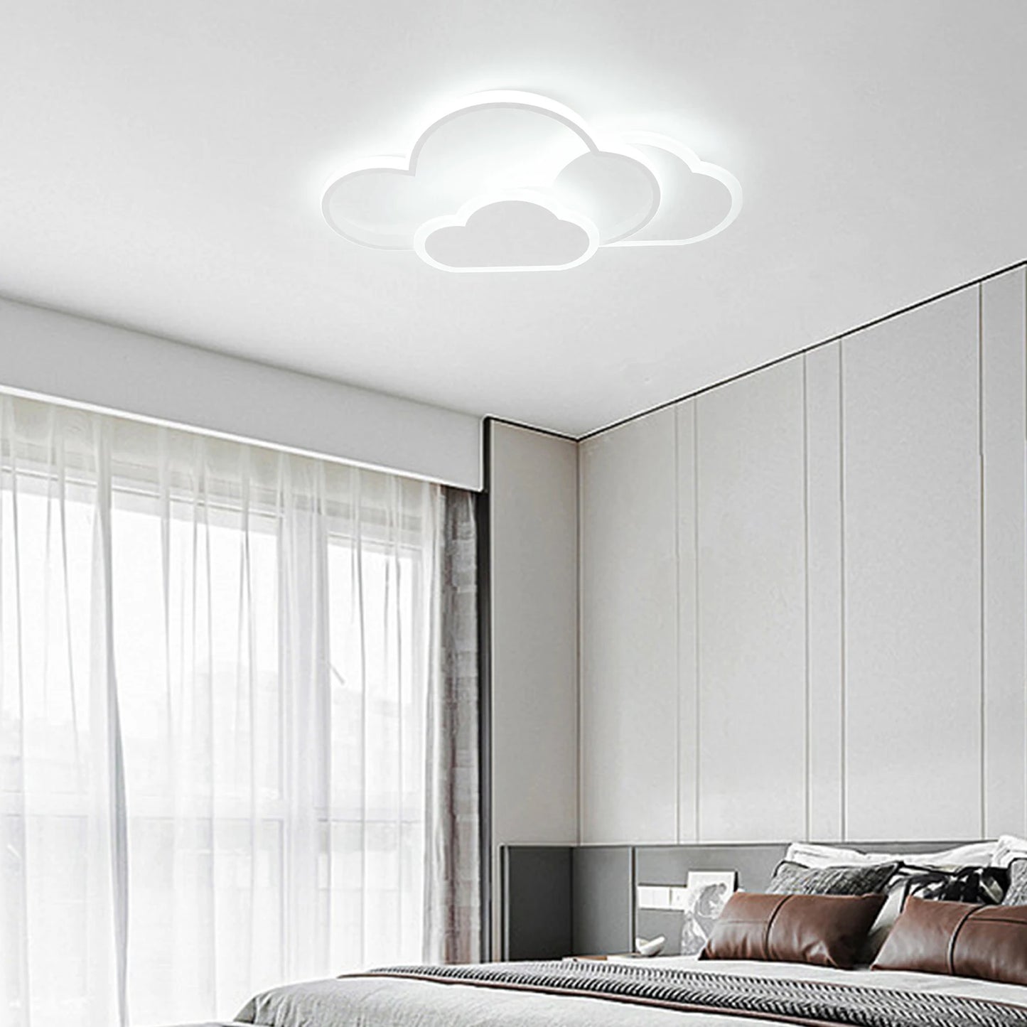 Cloud LED Ceiling Lamp 22"