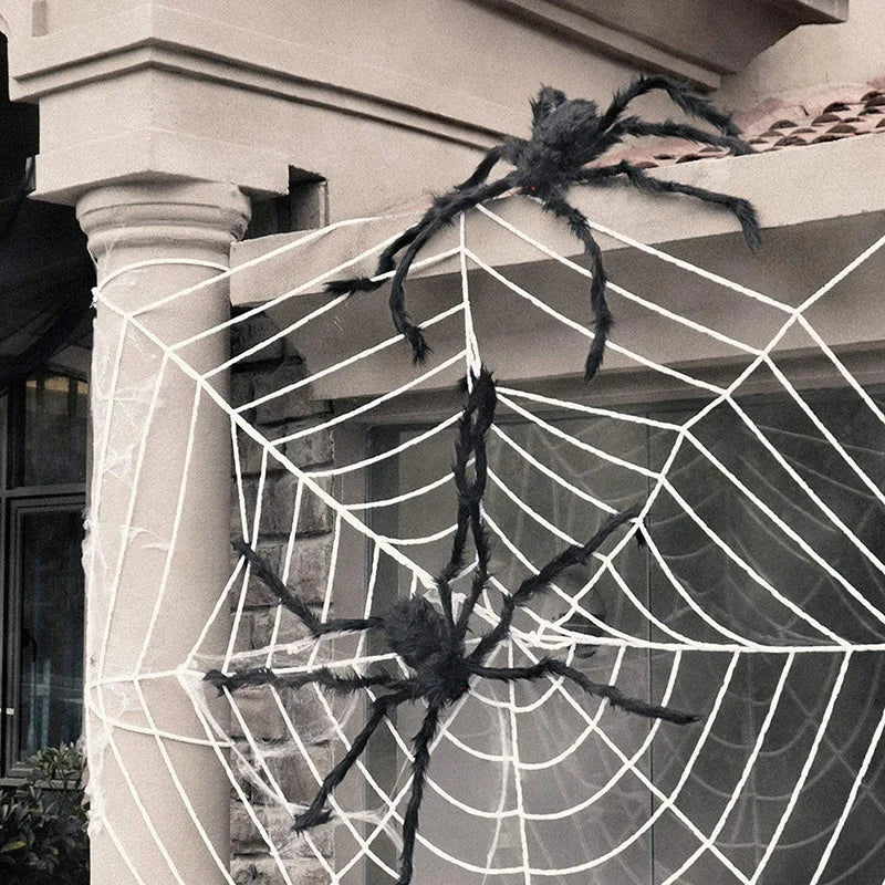 Large Hairy Spider Halloween Decor Outdoor Yard Lawn Props
