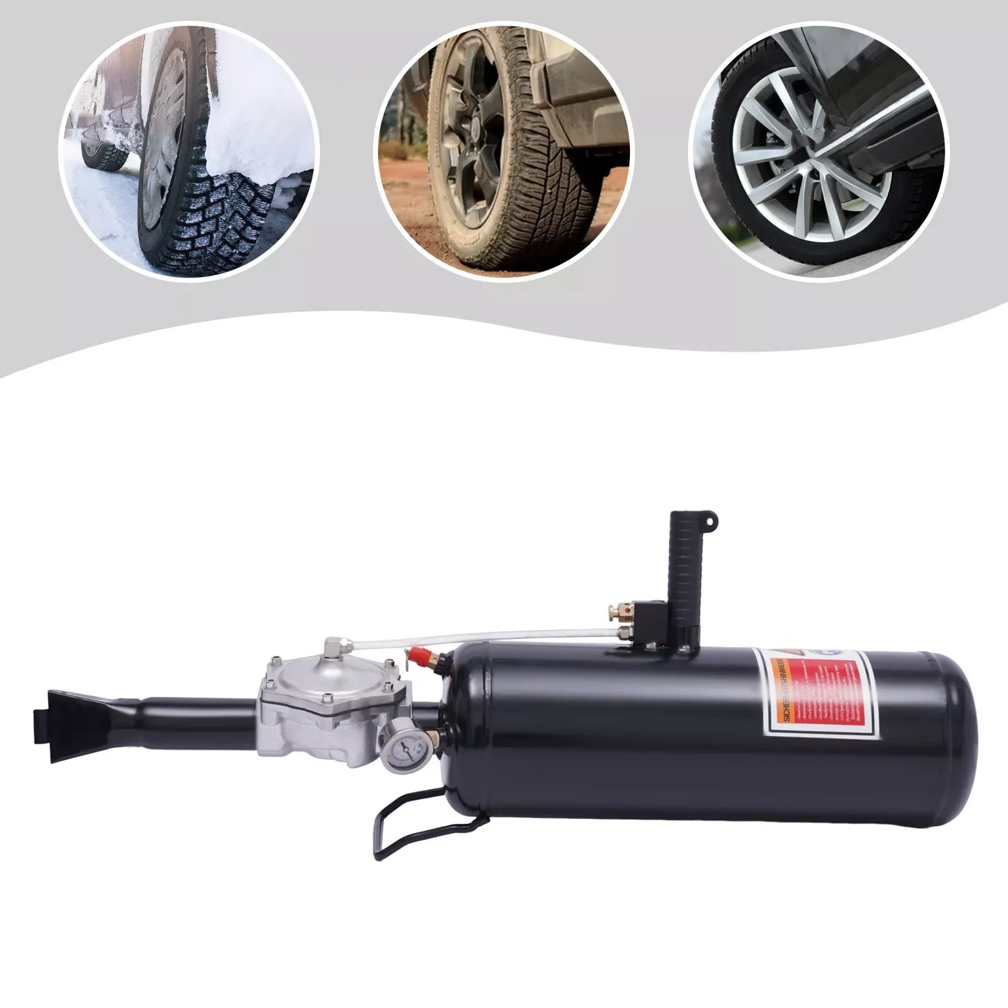 8L Air Tire Bead Seater Blaster Tank Tool 2.1Gallon Inflator