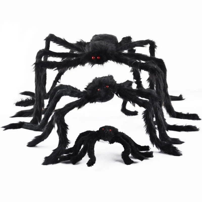 Large Hairy Spider Halloween Decor Outdoor Yard Lawn Props