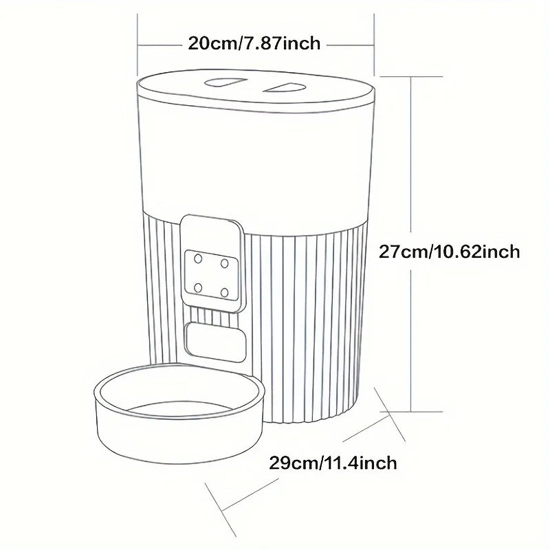 automatic feeder dog fixed feeding machine  WIFI