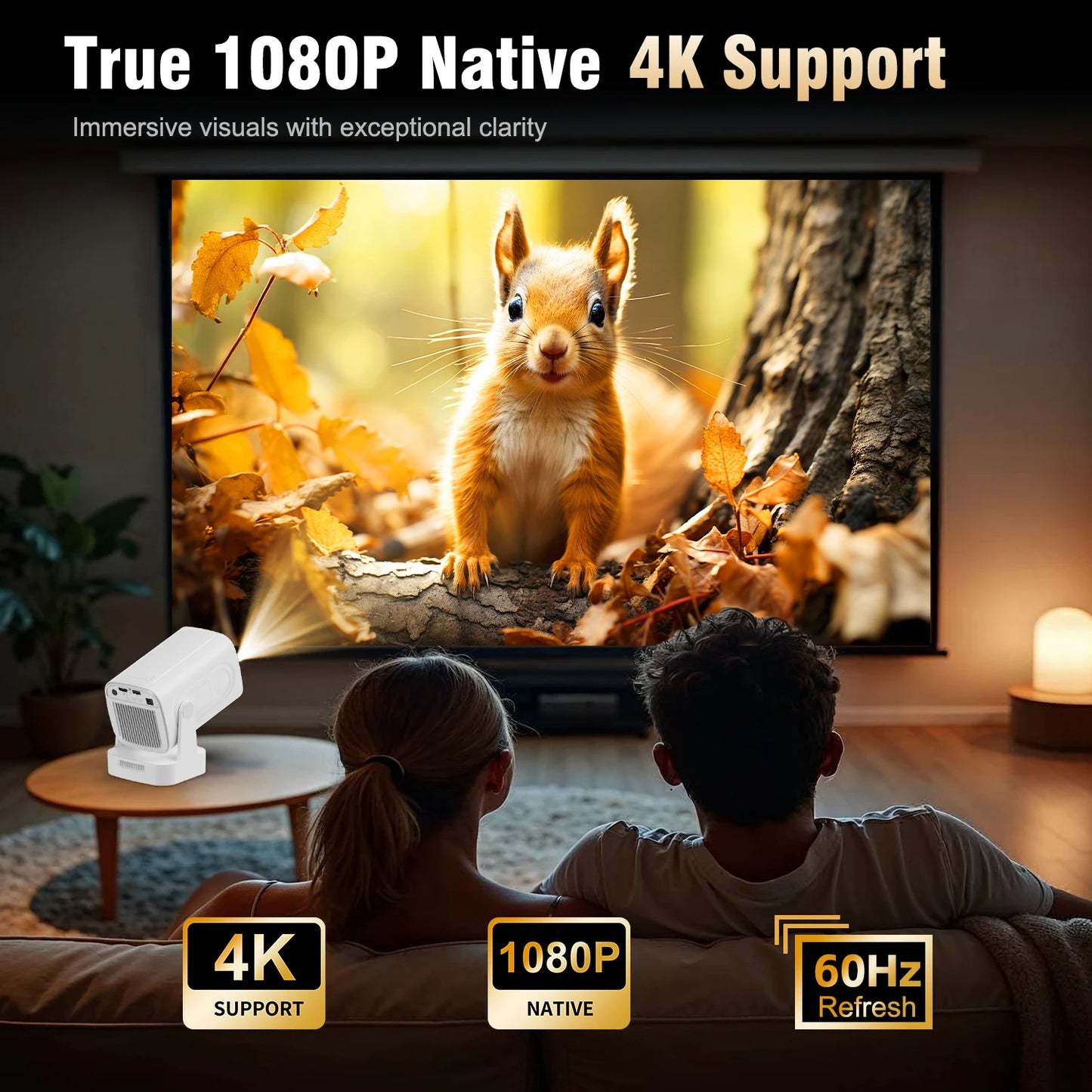 Mini Projector for Outdoor & indoor use