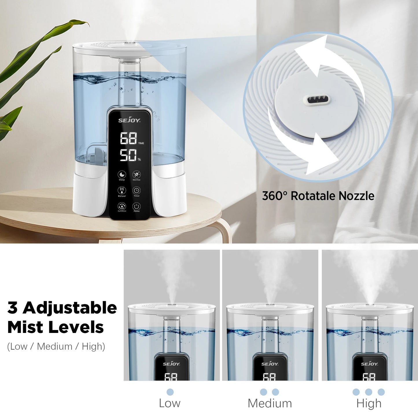 6L Perfume Air Humidifier Home with LED