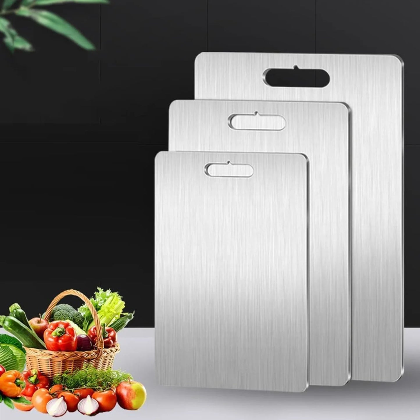 Kitchen grade titanium cutting board