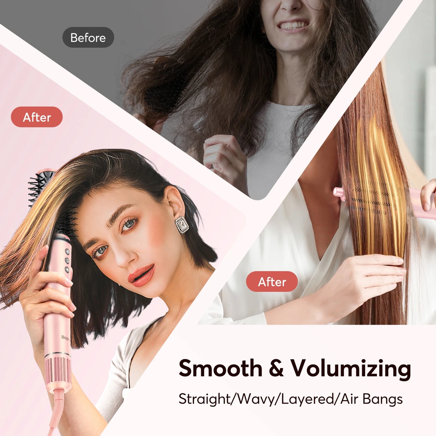 5 in 1 Hair Dryer,Multi Styling Tool,Straightener & Curler