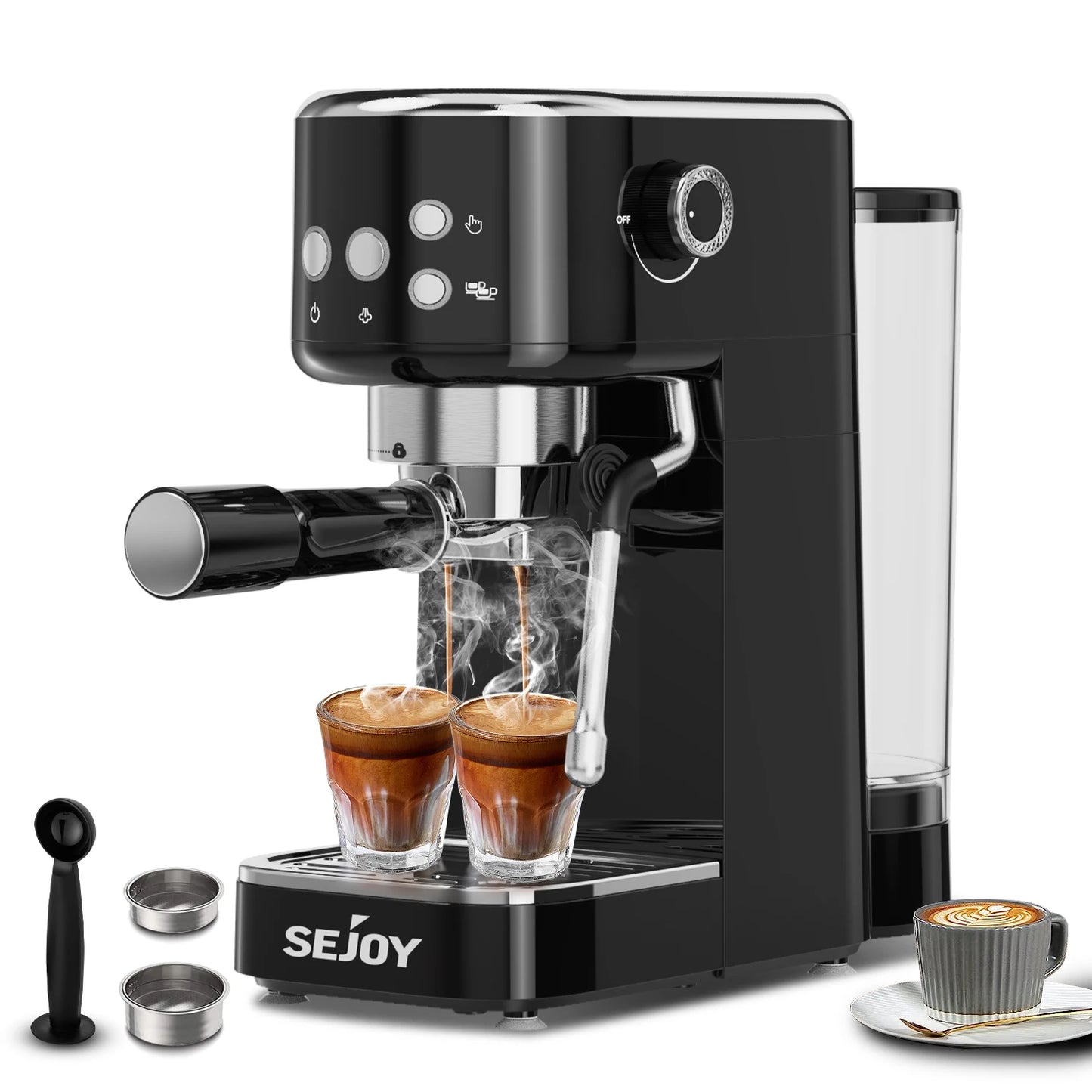 Espresso Coffee Machine 2in1  semi automatic