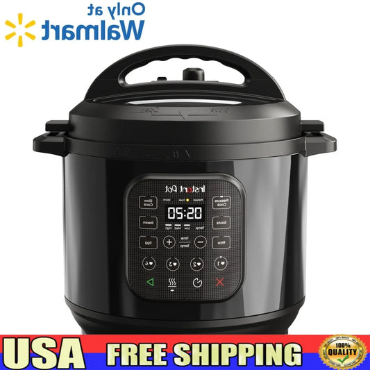 8Qt Pressure Cooker Multi-Cooker 7-in-1 Kitchen Appliance Customizable Presets Lightweight Non-Stick Ceramic Dishwasher Safe