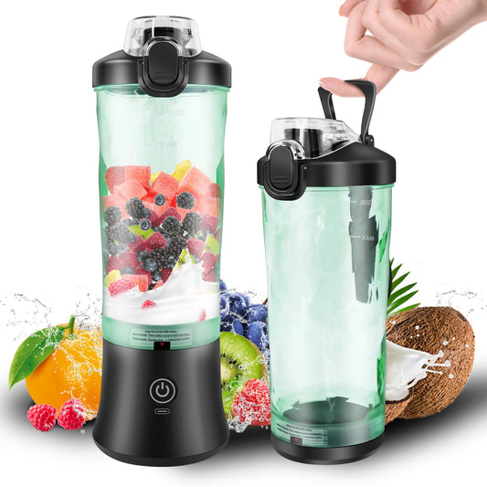 600ml Portable Mini Blender,USB Rechargeable