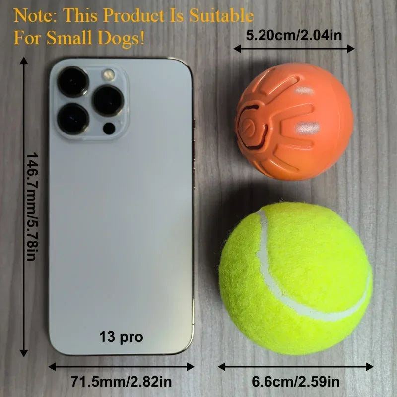 1-10PCS USB Automatic Moving Bounce Ball Suitable for Puppy Gift