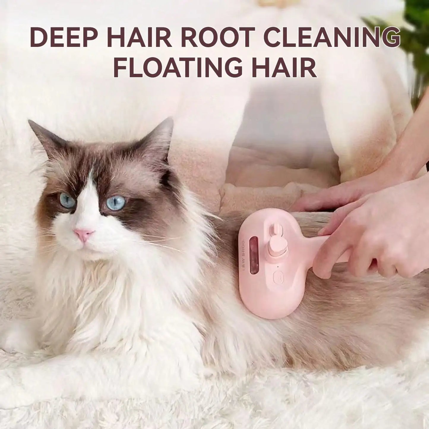 Cat Steam Brush Spray Cat Brush Water Brush for Pets