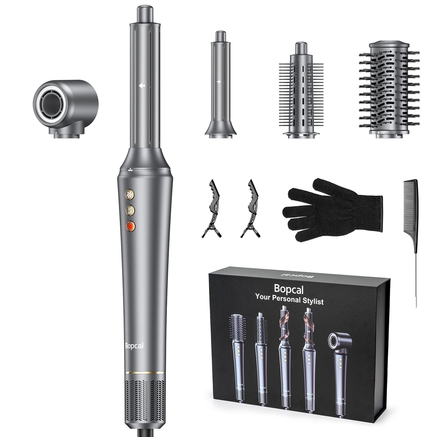 5 in 1 Hair Dryer,Multi Styling Tool,Straightener & Curler