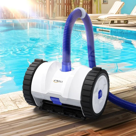 Pool Cleaner Suction Side Vacuum Automatic Sweeper for Inground Swimming Pool with 39.6ft Tangle Free Hose