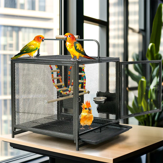 Portable Bird Cage with Hammock