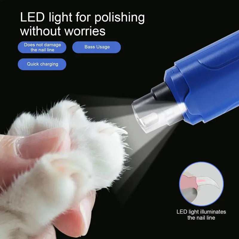 Professional Pet Nail Grinder Low Noise Dog Nail Clipper