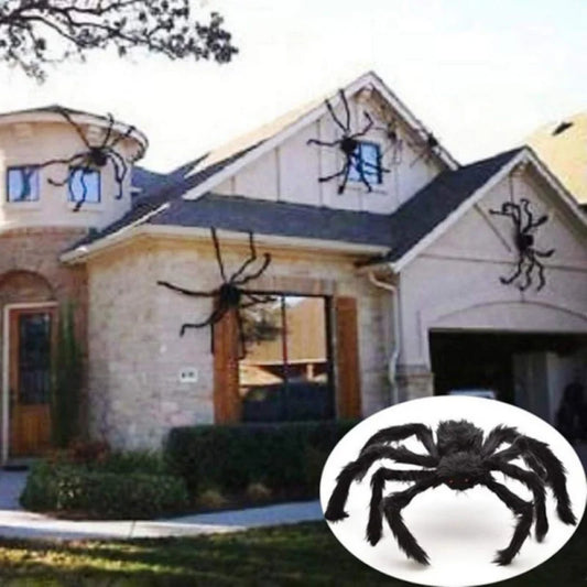 Large Hairy Spider Halloween Decor Outdoor Yard Lawn Props