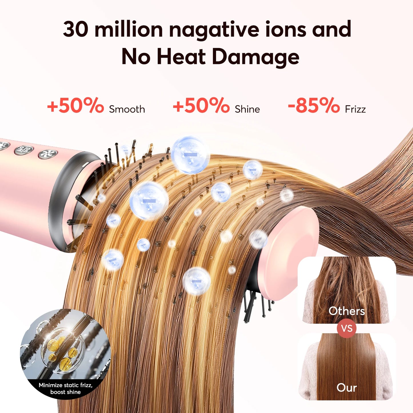 5 in 1 Hair Dryer,Multi Styling Tool,Straightener & Curler