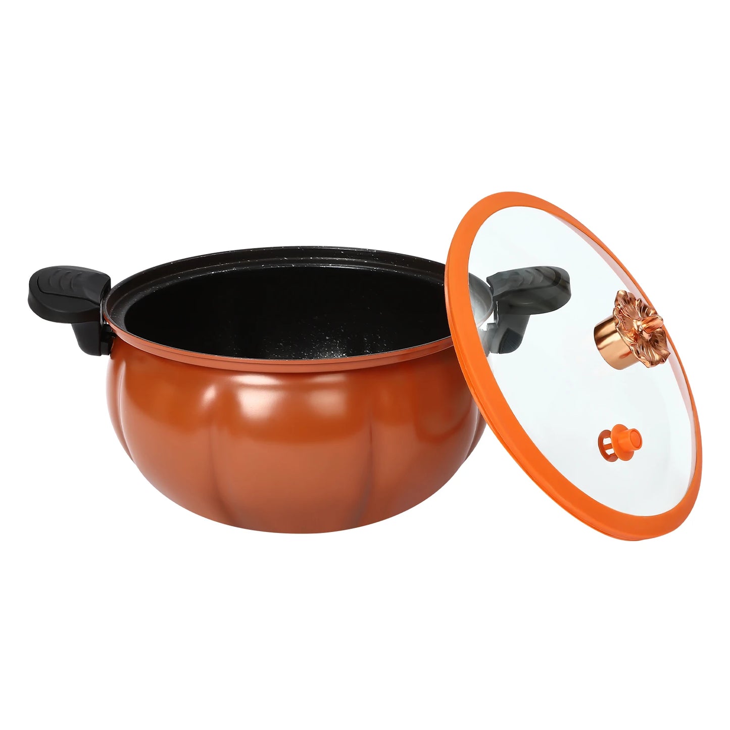 Maifan Stone Micro Pressure Cooker 8L Pumpkin Nonstick Pot
