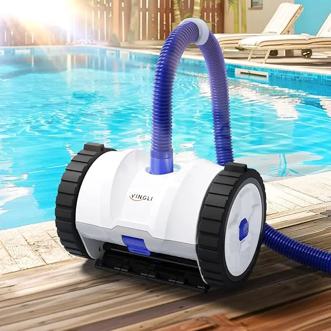 Pool Cleaner Suction Side Vacuum Automatic Sweeper for Inground Swimming Pool with 39.6ft Tangle Free Hose