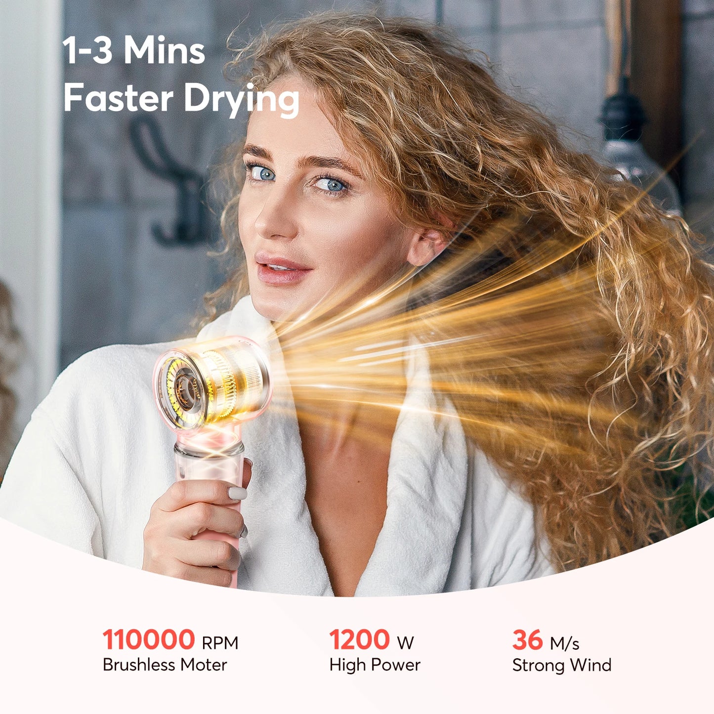 5 in 1 Hair Dryer,Multi Styling Tool,Straightener & Curler