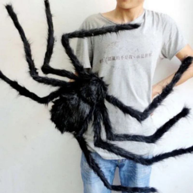Large Hairy Spider Halloween Decor Outdoor Yard Lawn Props