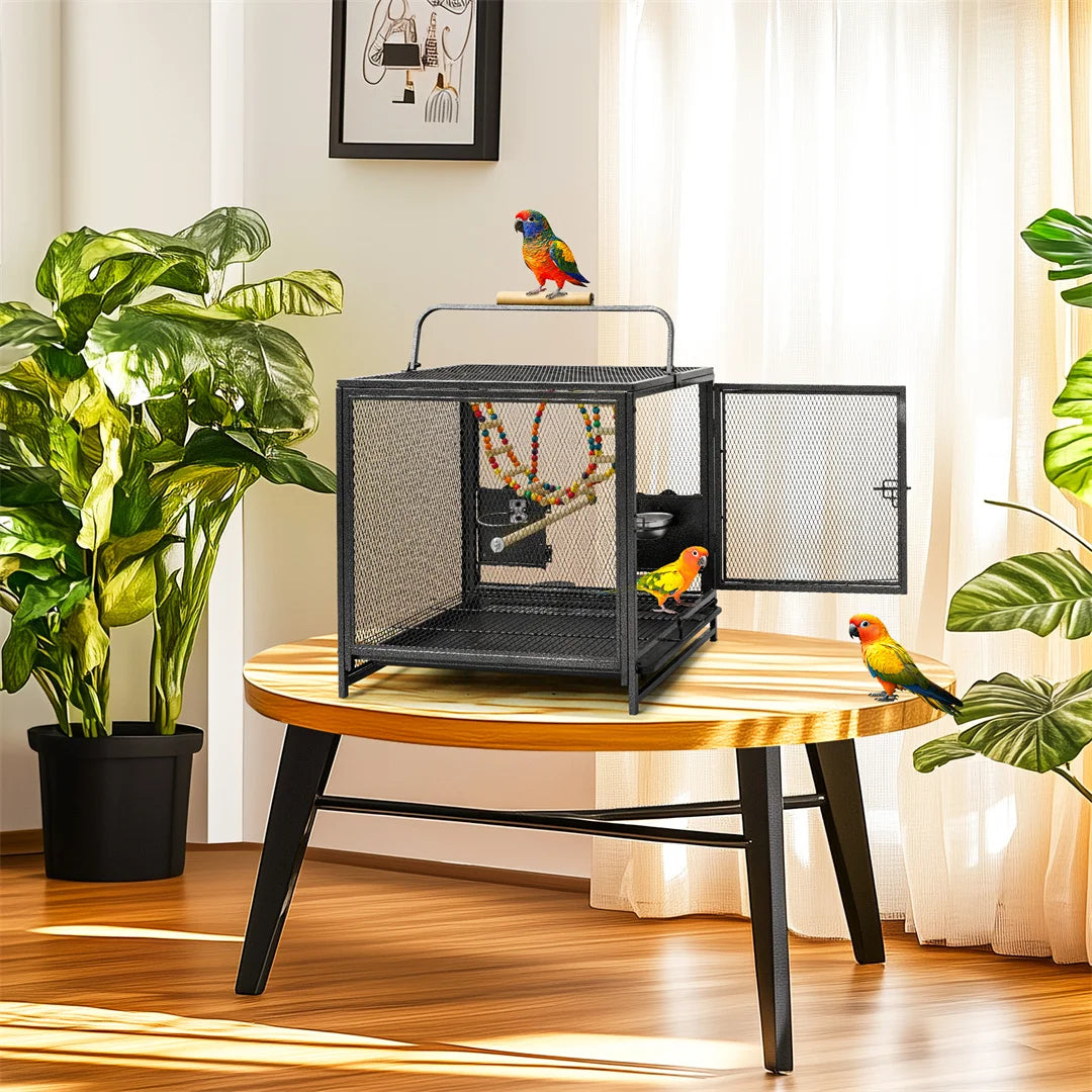 Portable Bird Cage with Hammock