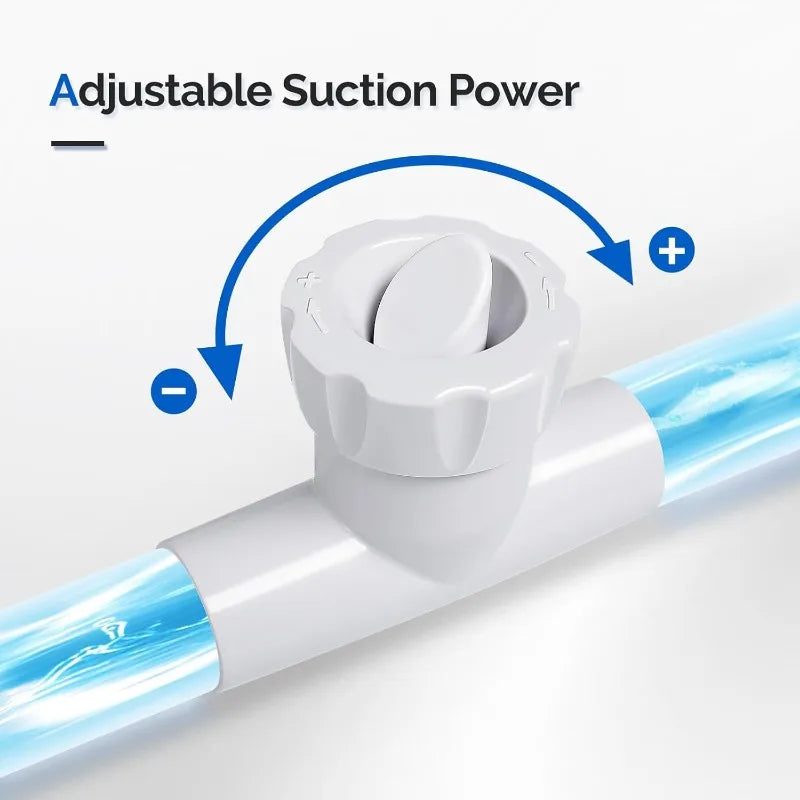 Pool Cleaner Suction Side Vacuum Automatic Sweeper for Inground Swimming Pool with 39.6ft Tangle Free Hose